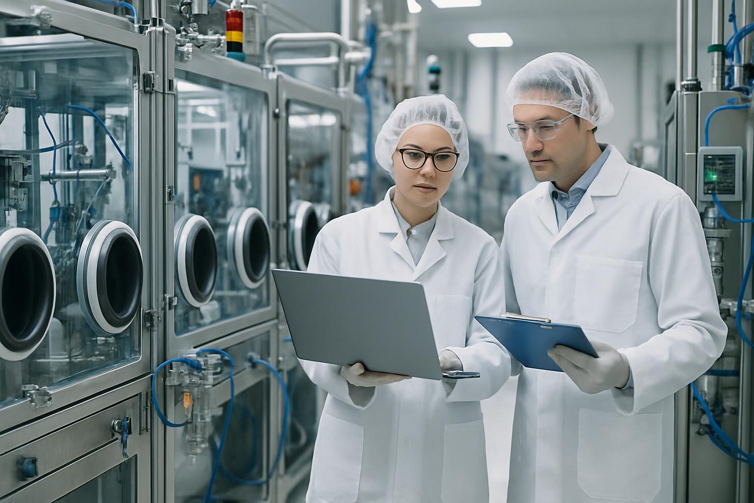 Clean energy materials pilot manufacturing line and process control